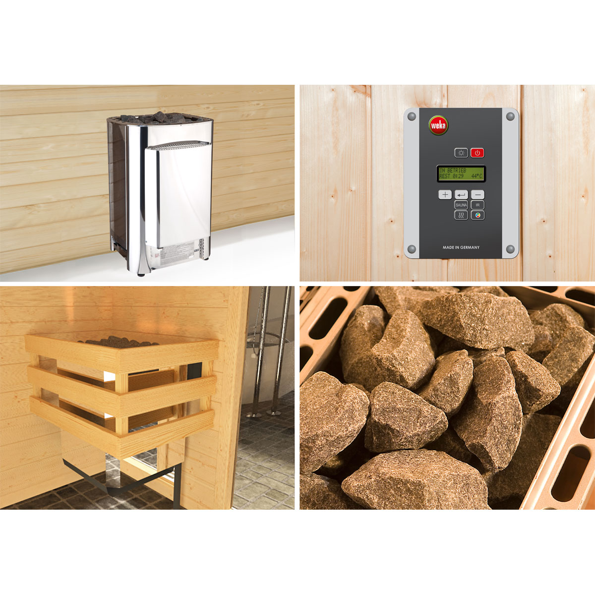 Weka Saunaofen-Profiset, Bio, 11,0 kW Bild 3