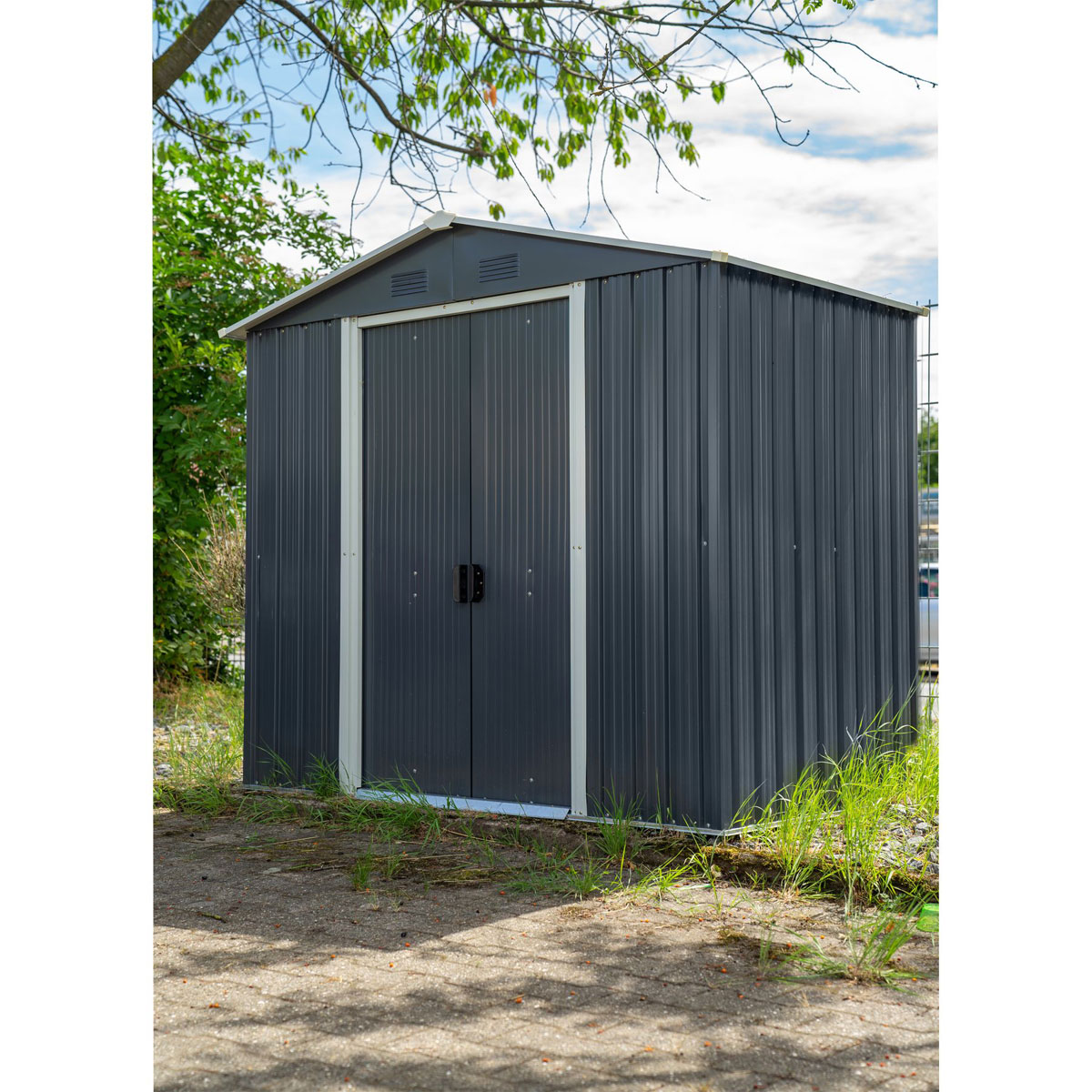 Pergart Gerätehaus Dresden II 3,6m² weiß Bild 5