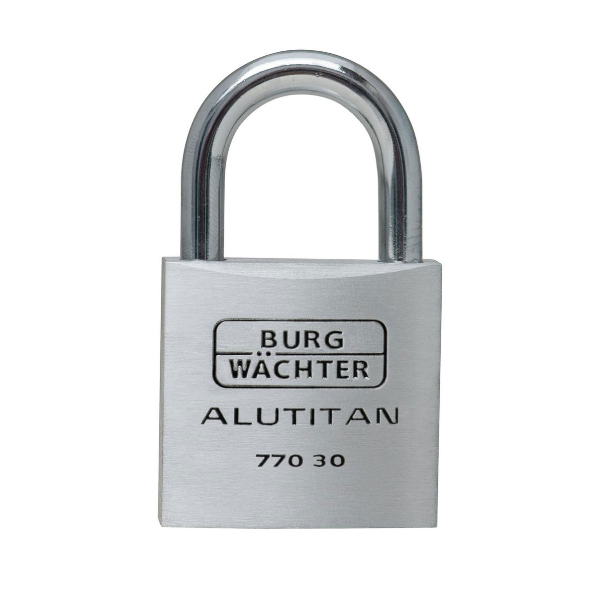 Burg Wächter Zylinder-Vorhängeschloss 770 50,8 30 x 50,8 x 13 mm aluminium