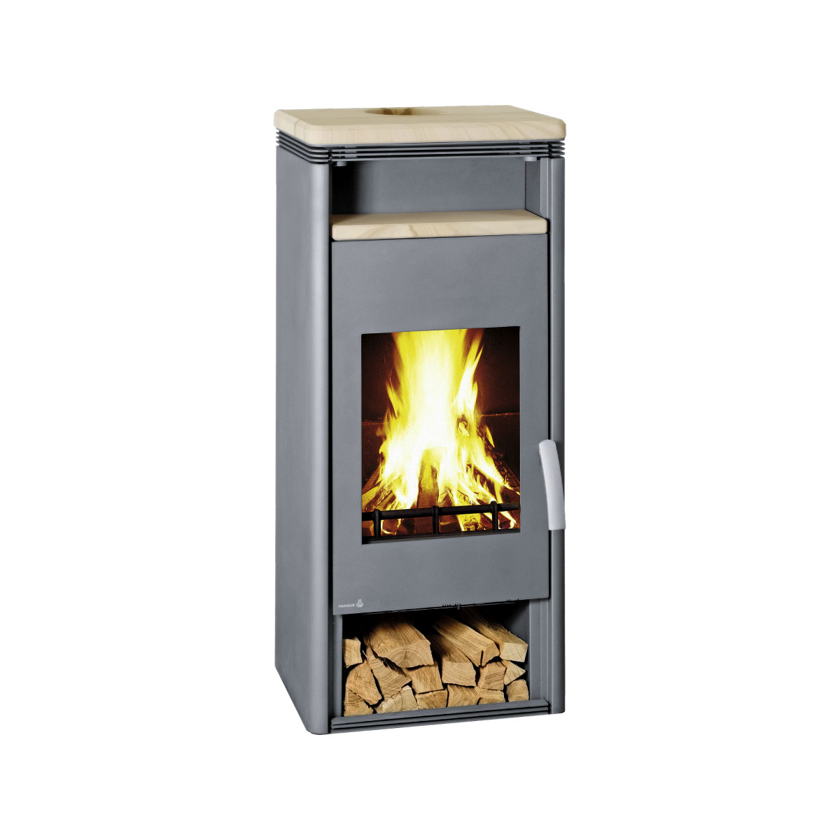 Kaminofen Orpheus Sandsteingussgrau 8 kw Bild 2
