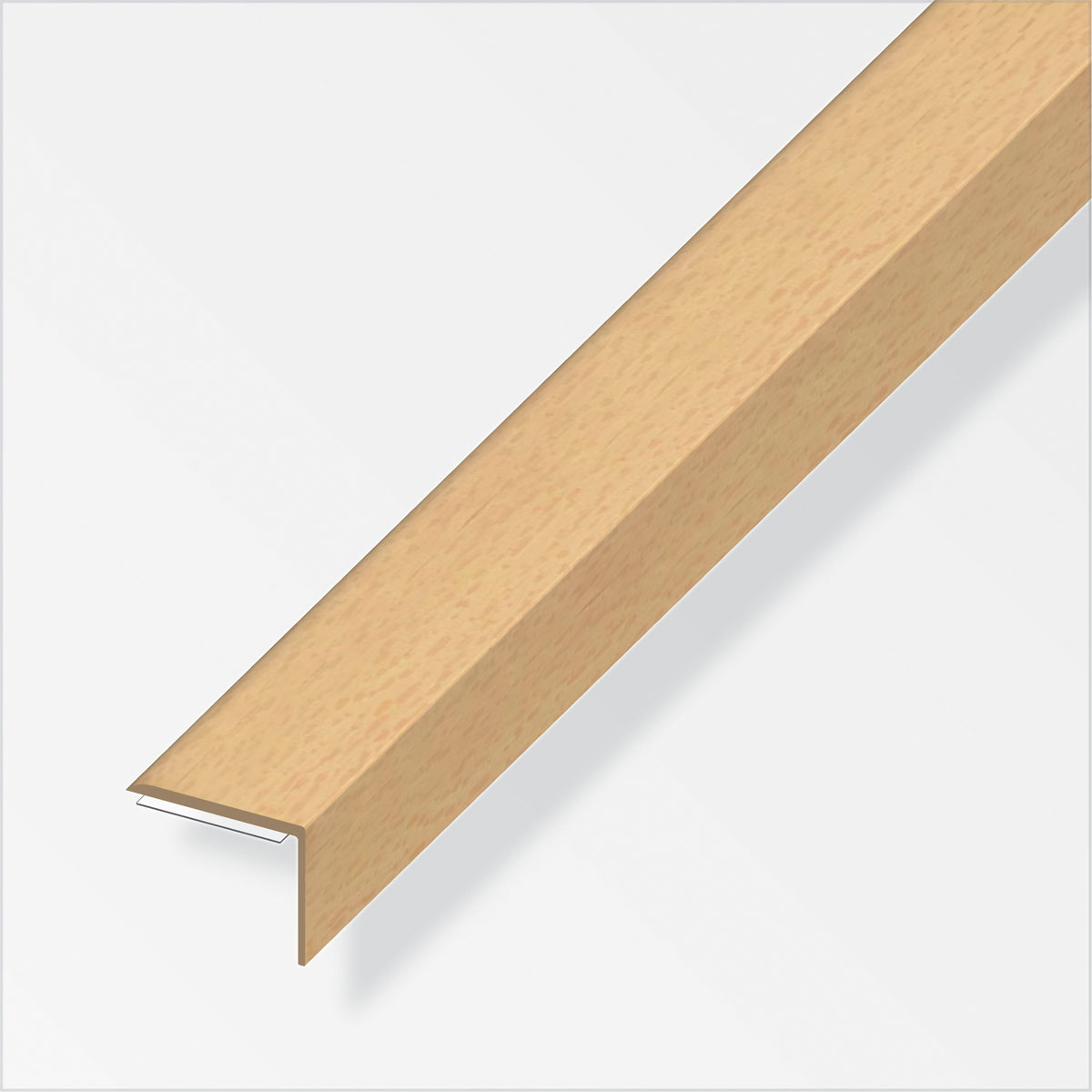 Alfer Winkel-Abschlussprofil 8 mm 1m PVC buche Bild 1