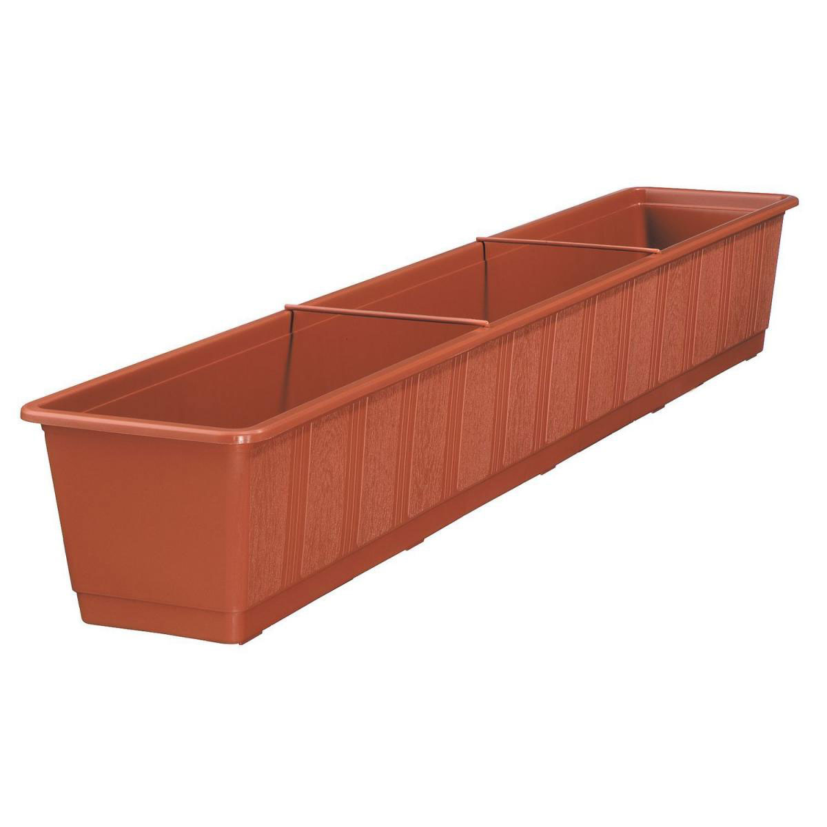 Geli Blumenkasten Standard Kunststoff terrakotta Geli Blumenkasten Standard Kunststoff terrakotta