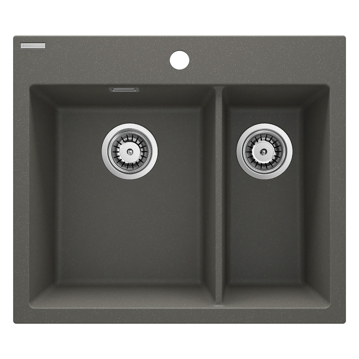 deante  1,5 Becken Granitspüle ERIDAN ohne Abtropffläch anthrazit metallic