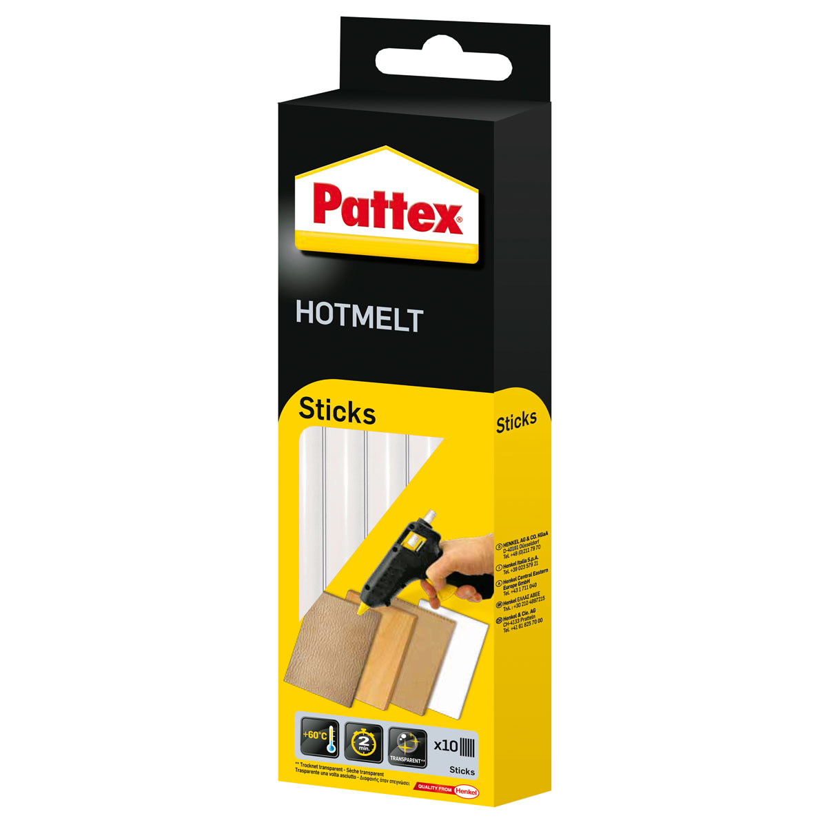 Pattex Heißklebesticks Hotmelt 10 Sticks Bild 1