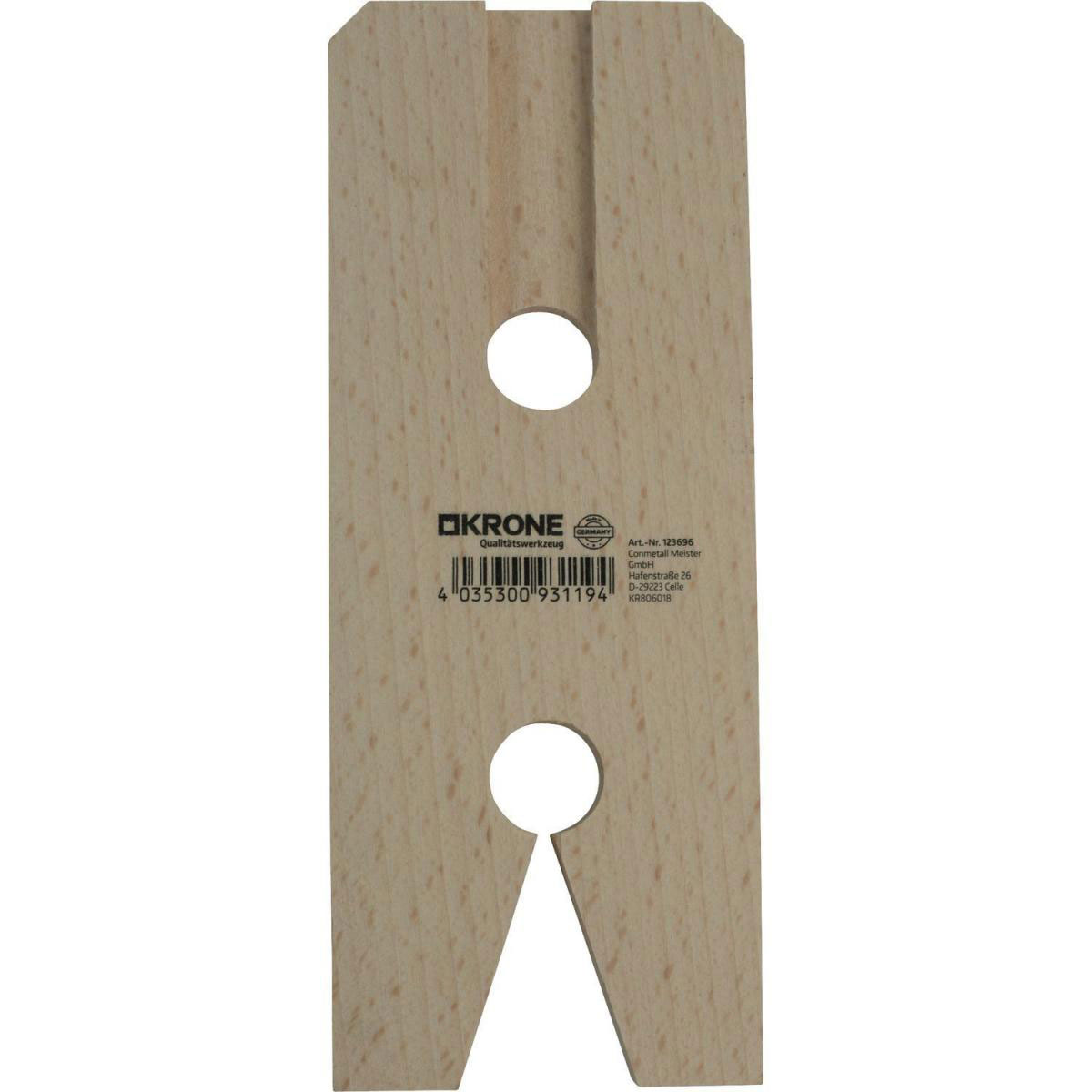 Krone  Laubsägebrettchen Buchenholz