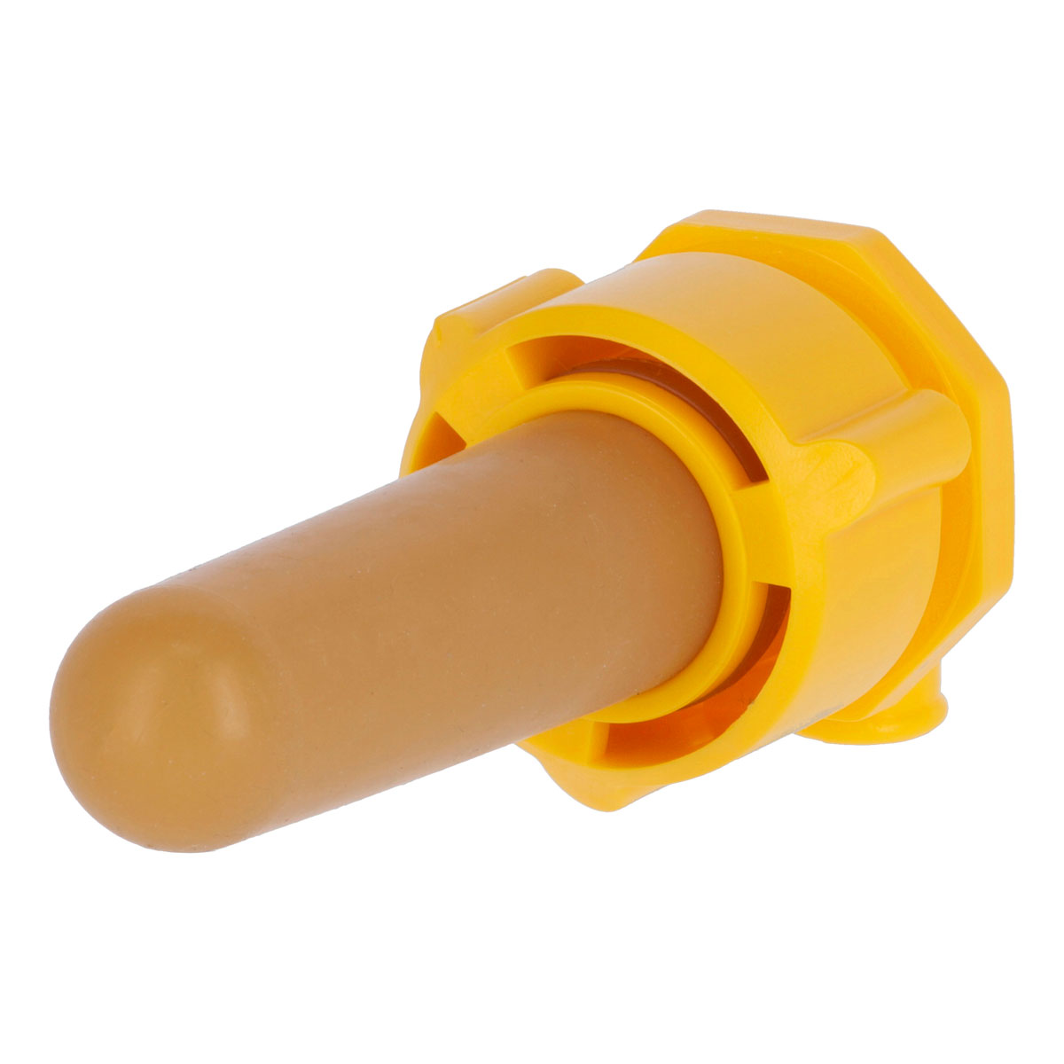 Hygieneventil mit Latexsauger gelb