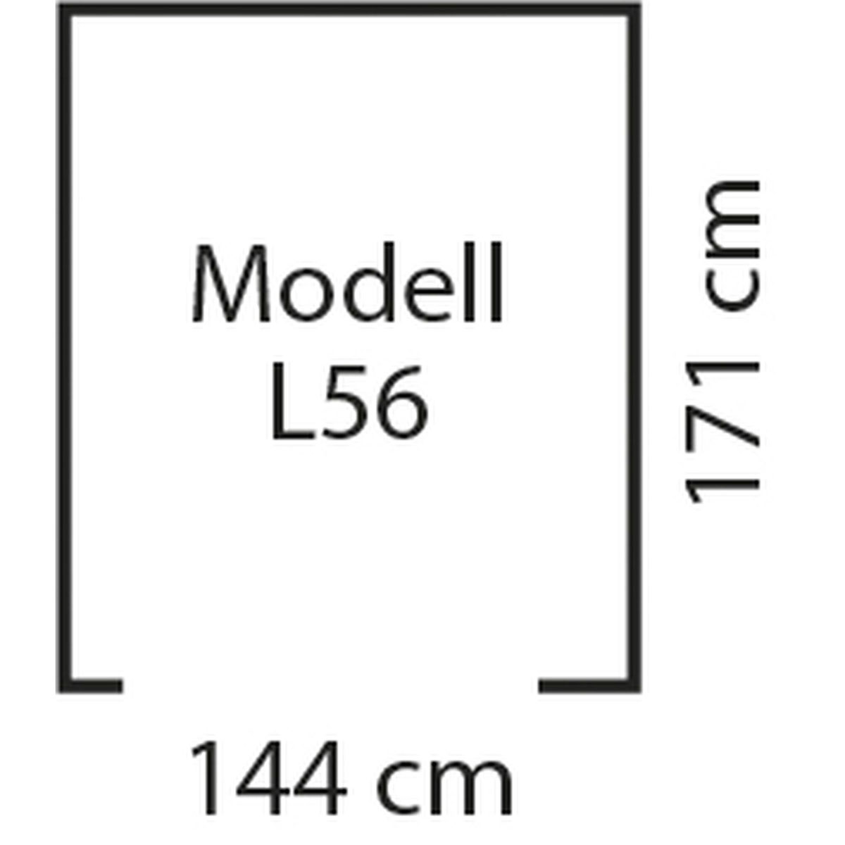 Gerätehaus „Lean To“, 2,5m², anthrazit