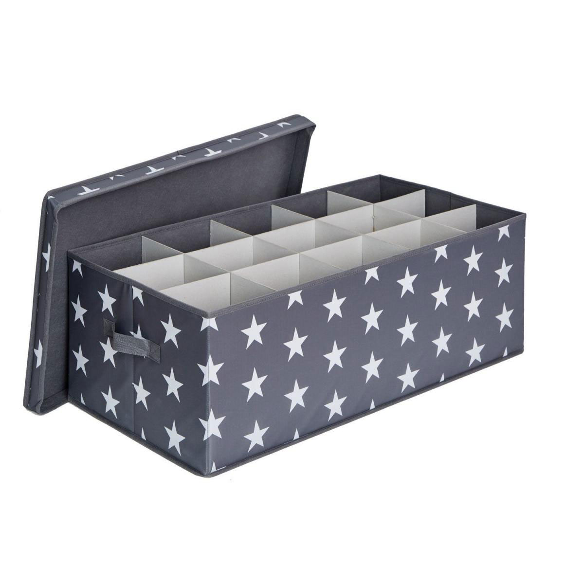 Aufbewahrungsbox für z.B Weihnachtskugeln weiß 30 Fächer Bild 4