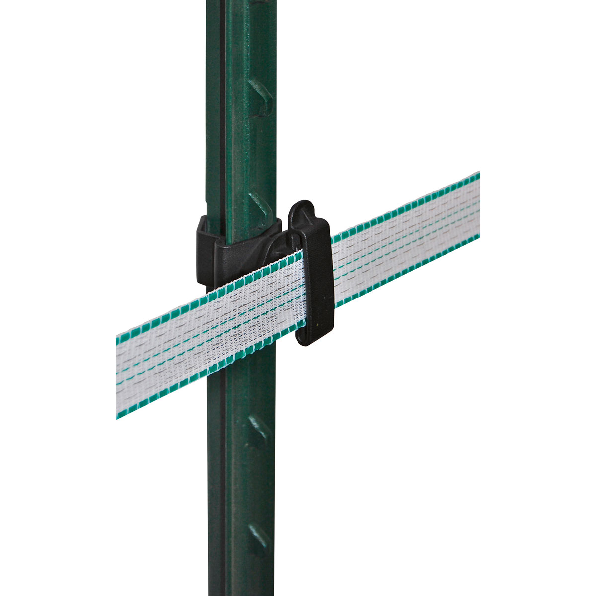 Band-Isolator T-Post für 50 mm schwarz 25 Stück Bild 2