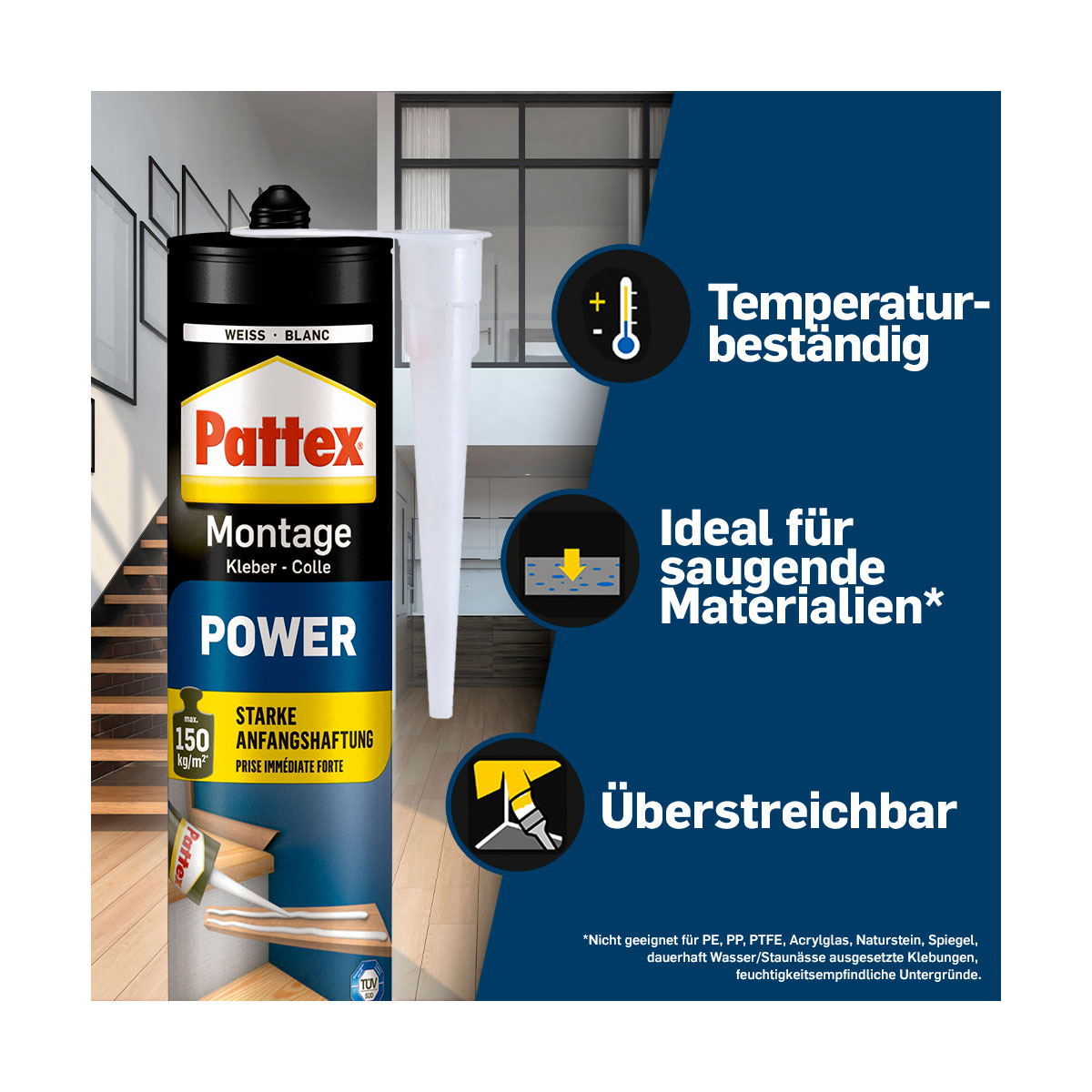 Pattex Montagekleber Power 370 g Bild 3