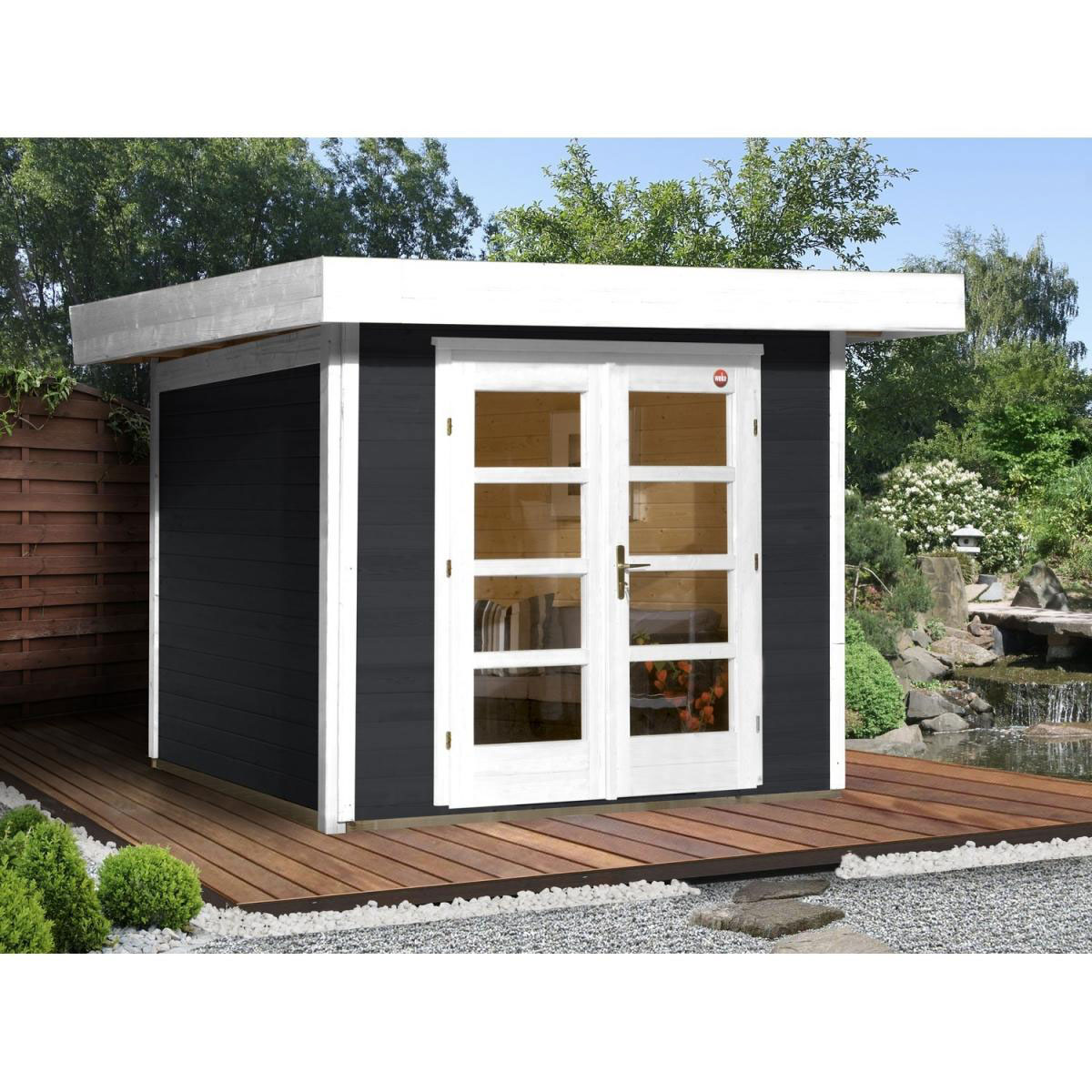 Weka Designhaus 126 356 x 375 x 226 cm grau