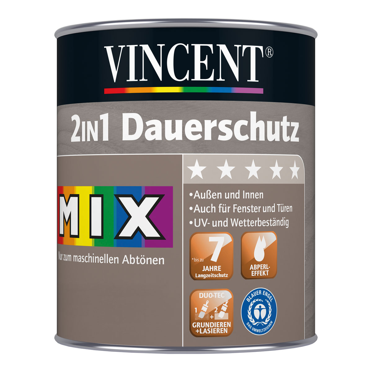 Vincent Holzschutz 2in1 Dauerschutz MIX IT! 0,75 l