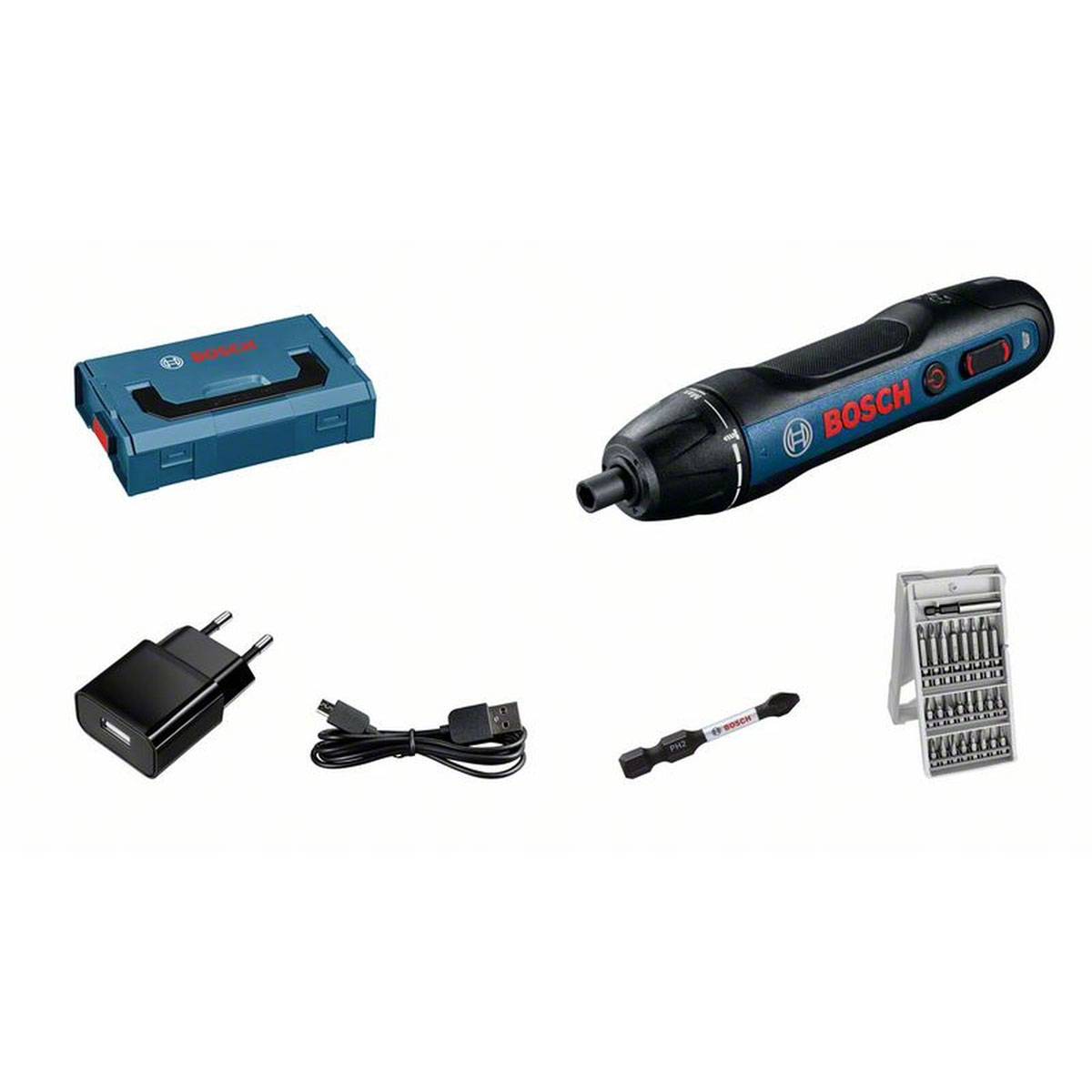 Bosch Professional   Akku-Schrauber Go inkl Bit-Set