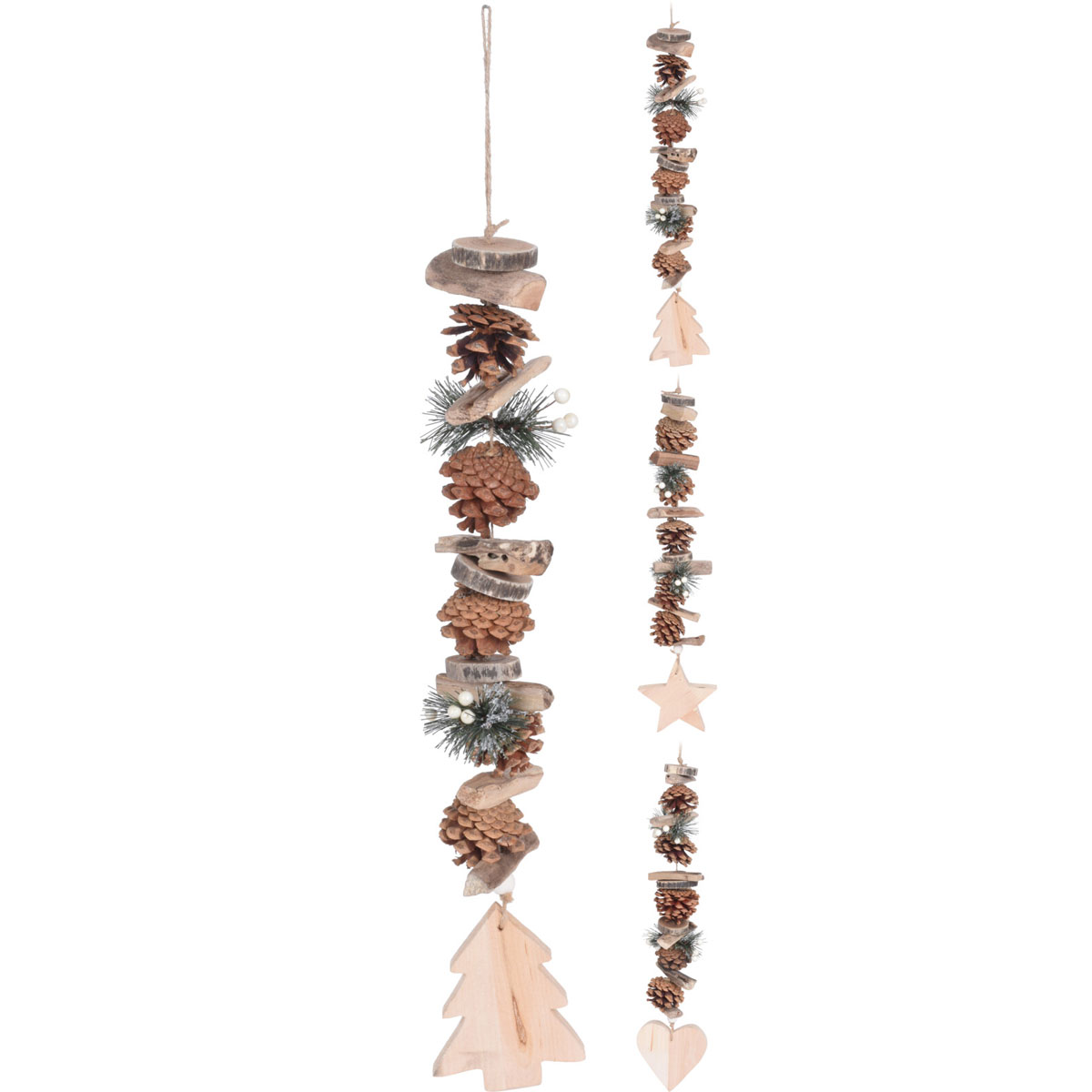 Hängedeko Tannenzapfen sortiert