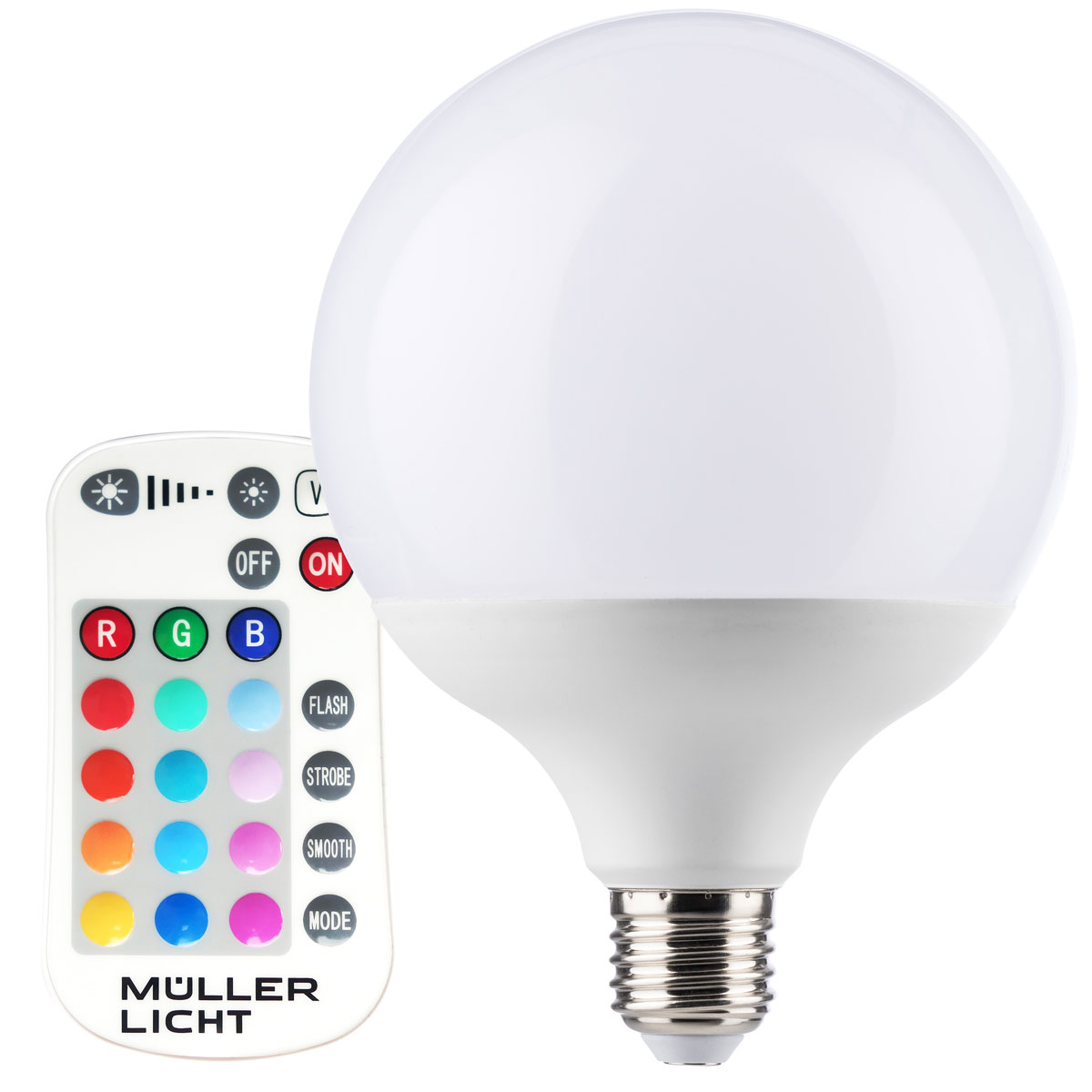 Müller Licht LED-Leuchtmittel E27 Fernbedienung mit | 231152 10W