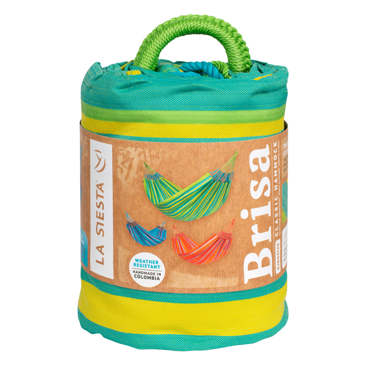 La Siesta Kingsize-Hängematte Brisa Lime Wetterresistent Bild 3