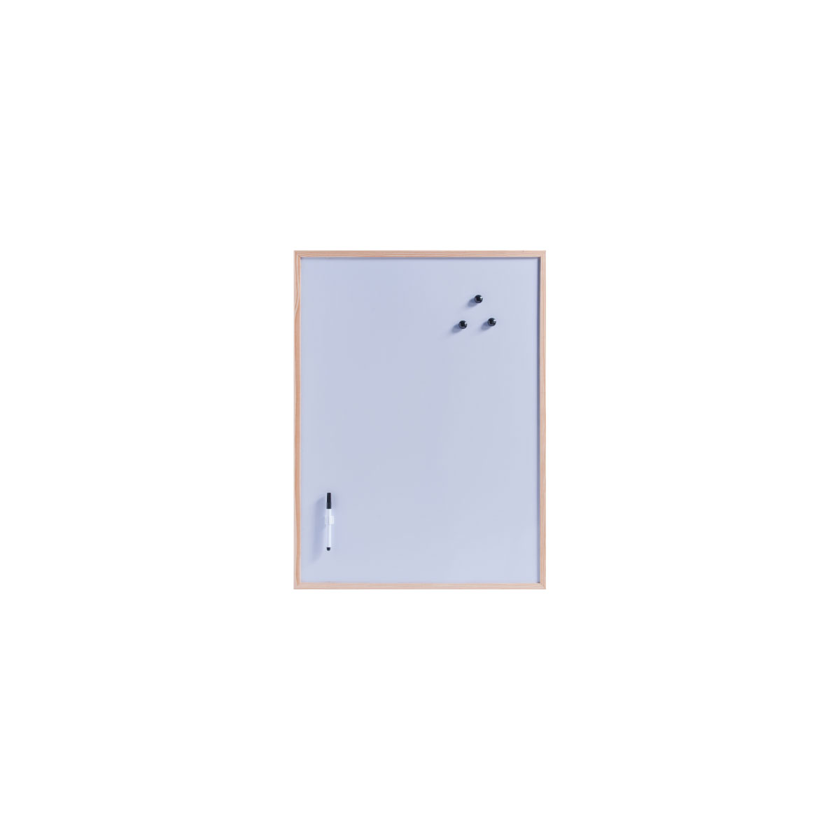 Magnet- und Schreibtafel 60 x 80 cm natur