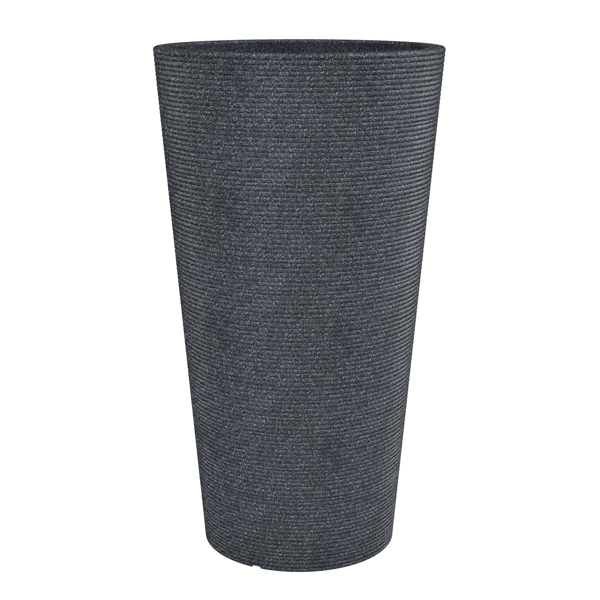 Scheurich Pflanzgefäß Coneo High BxHxT 28,5 x 55 x 28,5 cm Schwarz-Granit