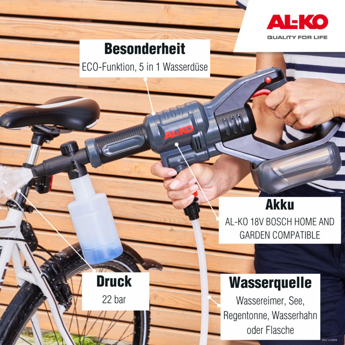 AL-KO  Akku-Druckreiniger PW 1850 Bild 7