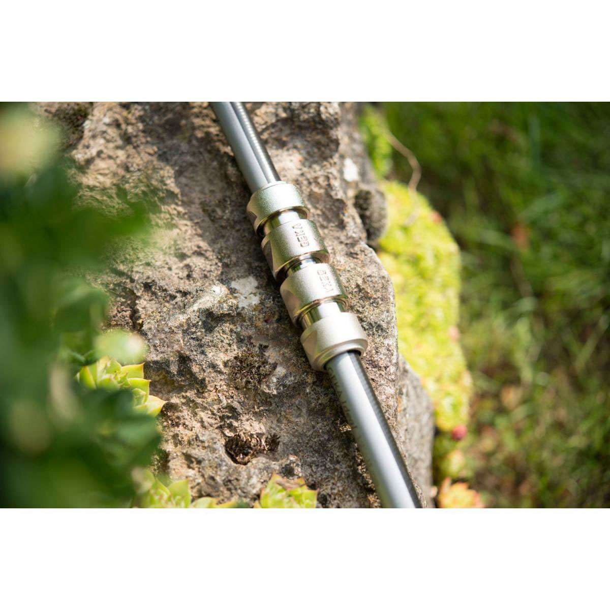 GEKA  Schlauchstück Außengewinde 3/4  vernickelt Bild 2