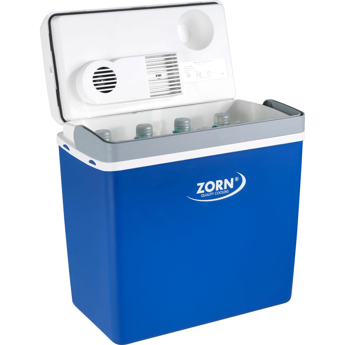 Kühlbox „Z24“, 21 L, 12/230 V, weiß-blau
