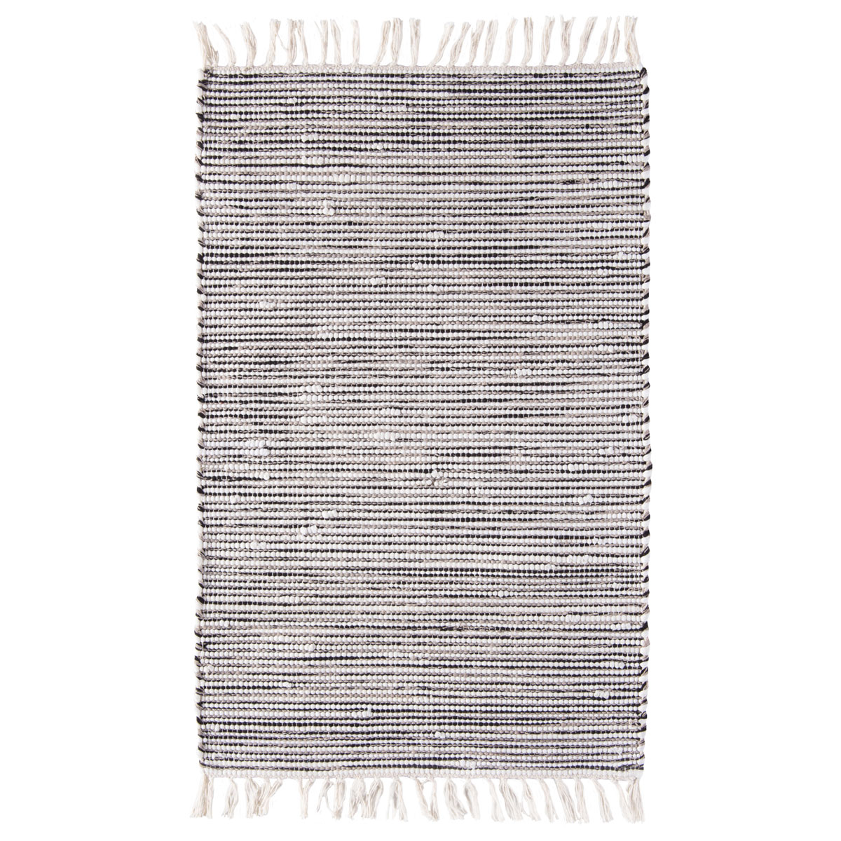 Teppich Kentucky 60 x 120 cm schwarz/weiß