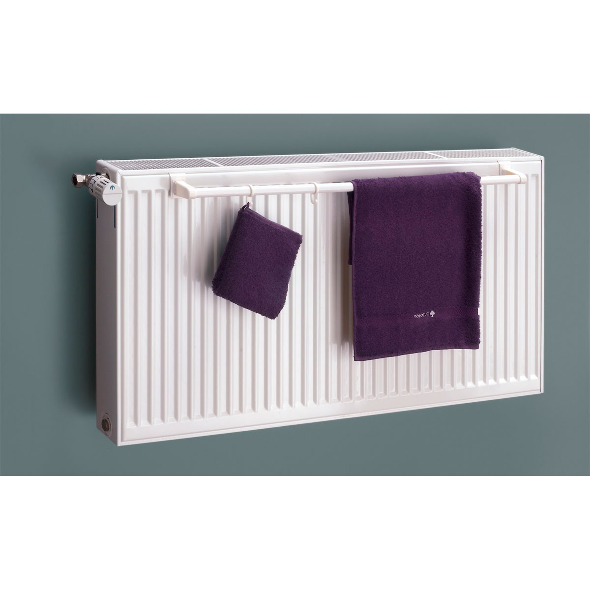 Ximax  Heizkörper Zubehör Handtuchhalter für Kompaktheizkörper 940 mm Weiß