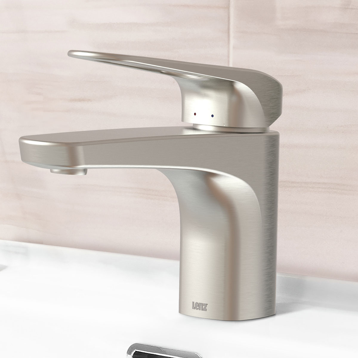 Lenz  Waschtischarmatur INOA Edelstahloptik Bild 3