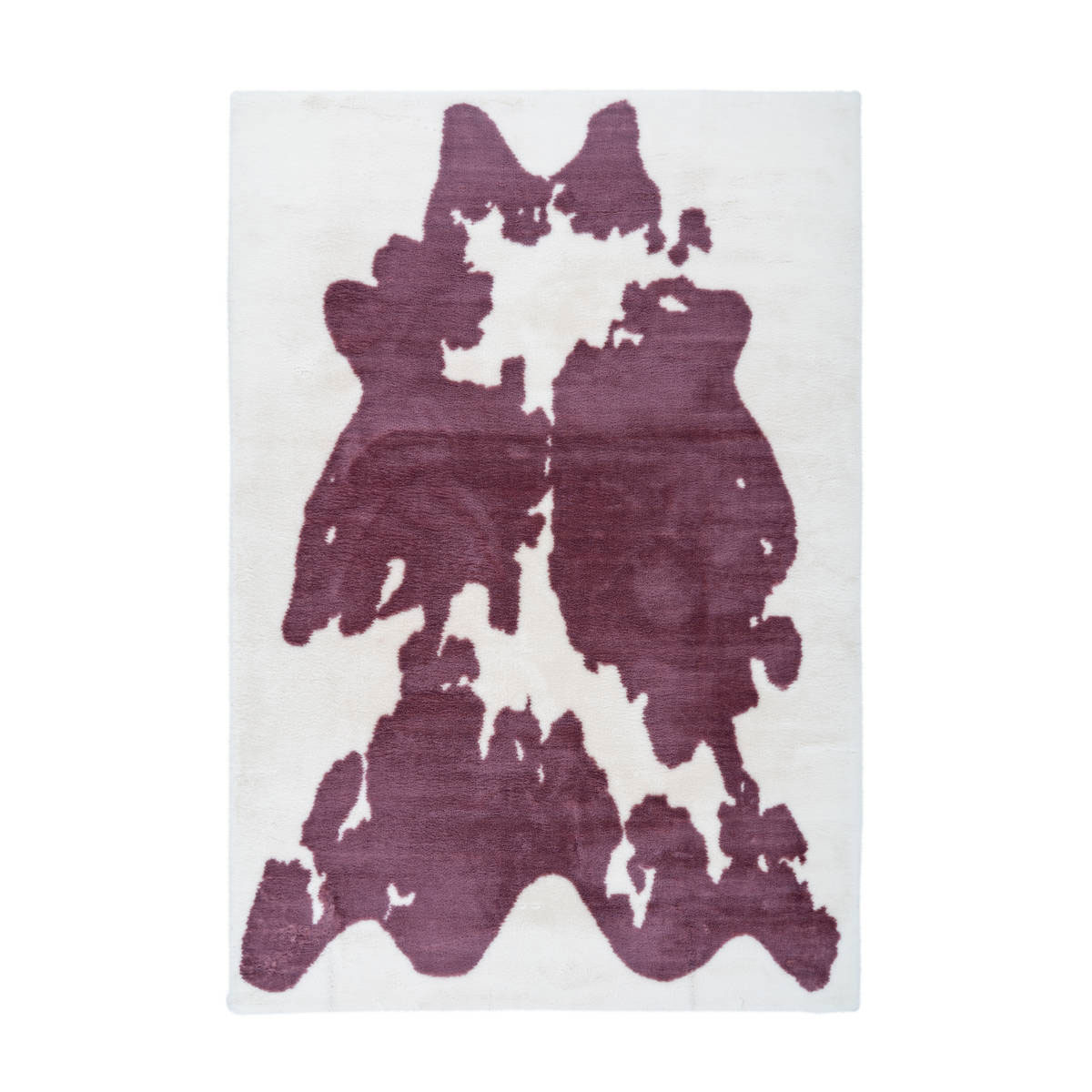 Hochflorteppich „Rabbit Animal 500“, lilac/weiß
