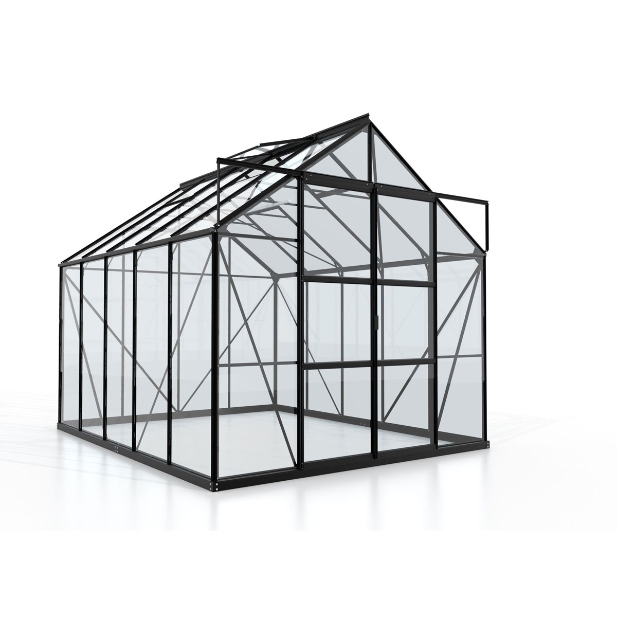Vitavia Gewächshaus Uranus 8300 8,3m² schwarz Bild 1