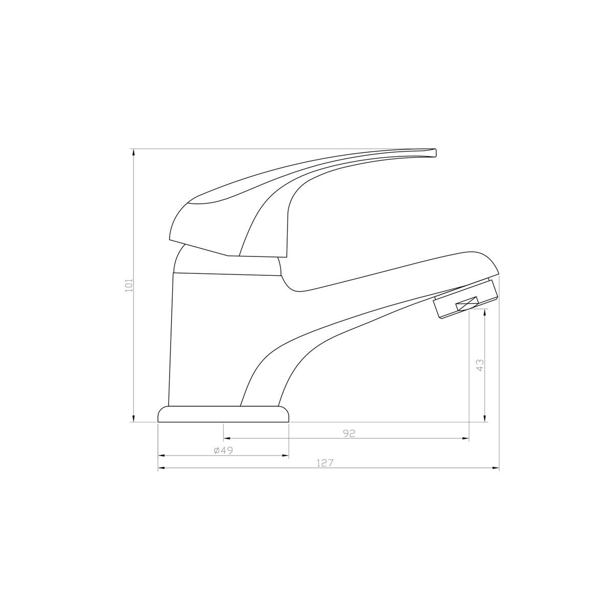 Basic Waschtischarmatur Nizza Bild 2