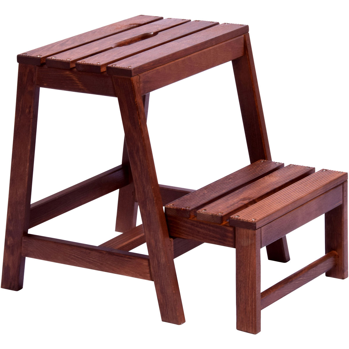 dobar Klapphocker 53/39 x 38 x 45 cm dunkelbraun Bild 6