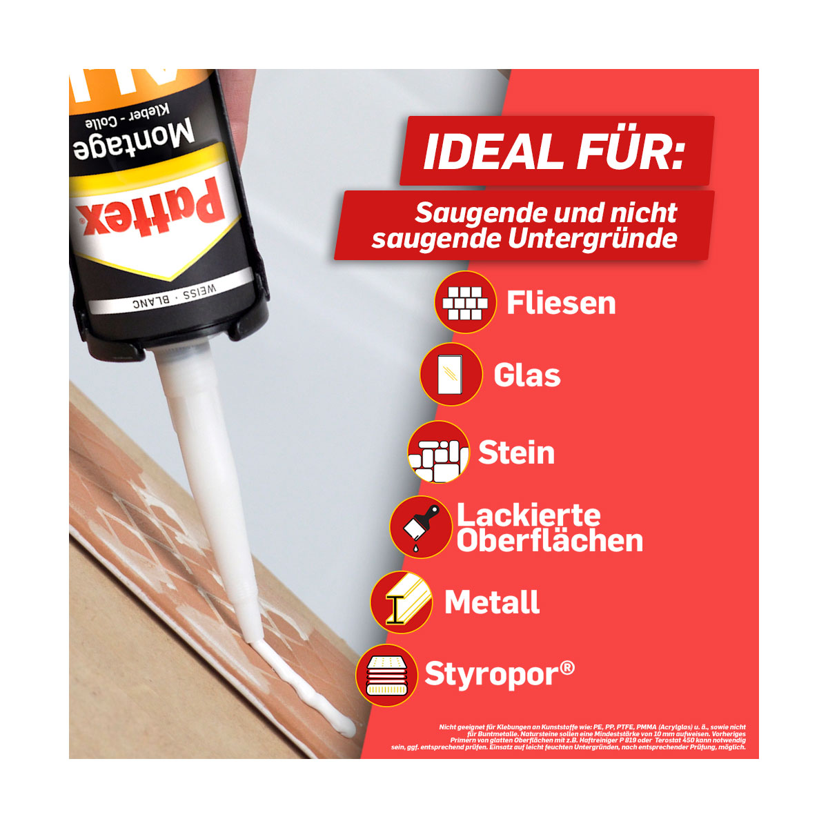 Pattex Montagekleber All Materials 450 g Bild 4