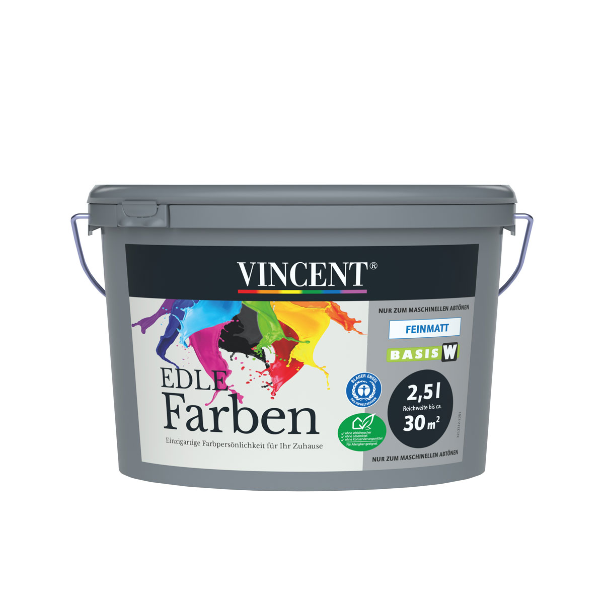 Vincent Wandfarbe Edle Farben Mix It matt 2,5 L
