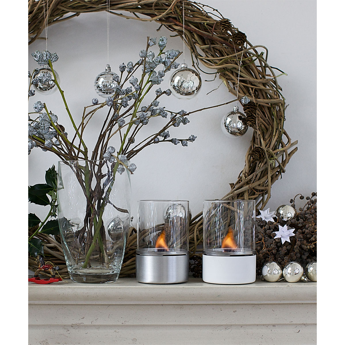 Tenderflame Tischfeuer Turm weiß Bild 4