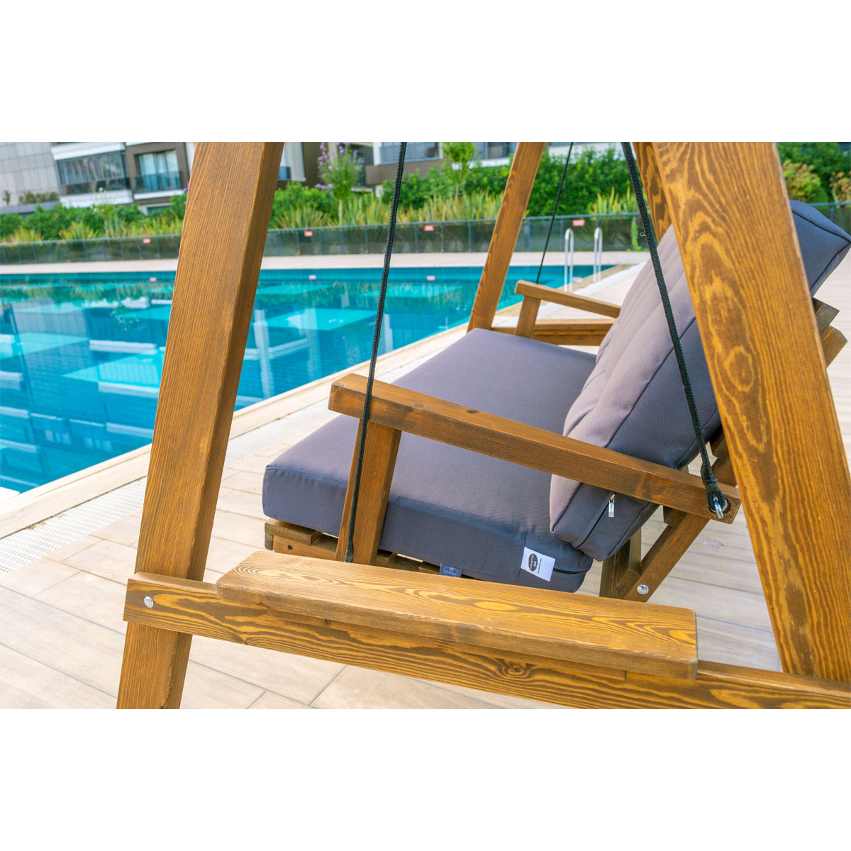 Westmann Hollywoodschaukel Pera 2000 116x203x180cm Anthrazit Bild 4