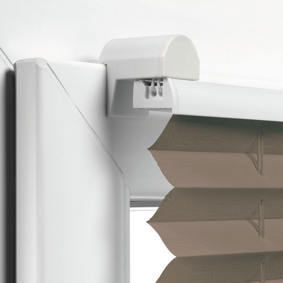 Gardinia Plissee EasyFix mit 2 Bedienschienen 60 x 130 cm taupe Bild 2