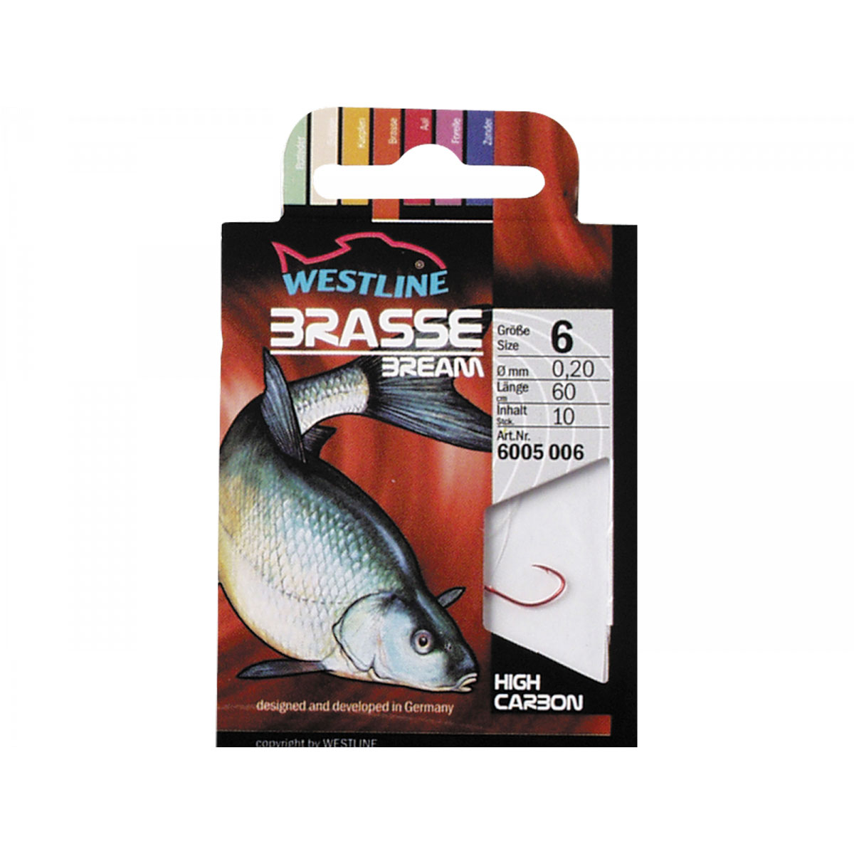 westline Brassenhaken geb Größe 12