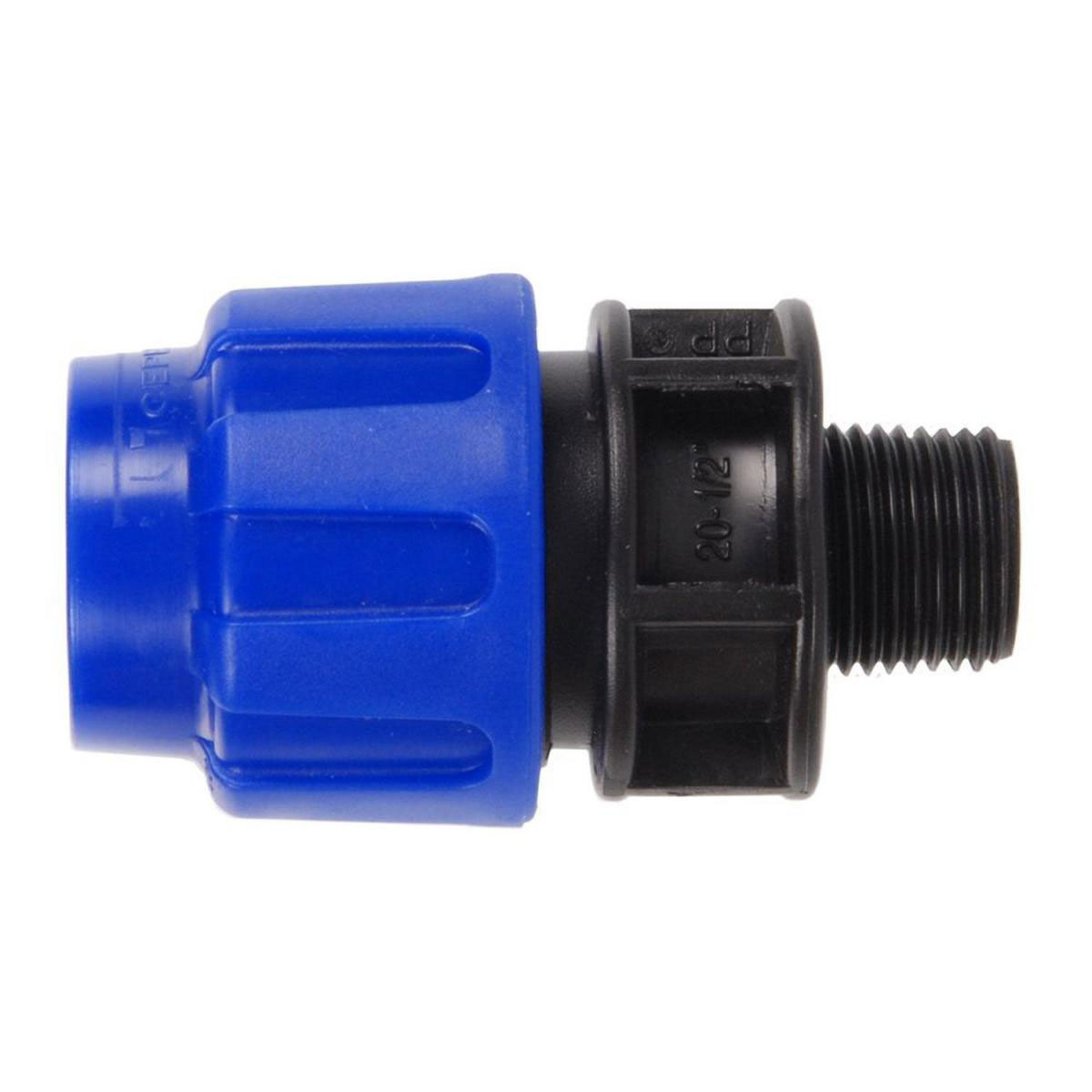 Kirchhoff Übergangsstück PP 32 mm x 1" AG für HDPE DVGW