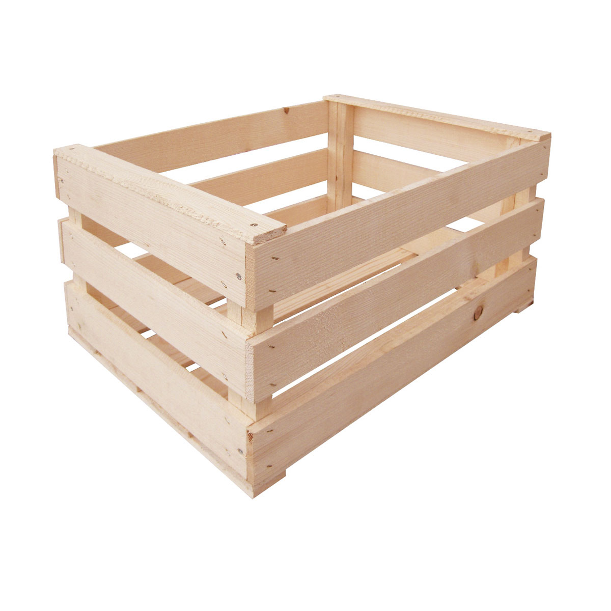 Holz-Obstkiste 55 x 39,5 x 32 cm
