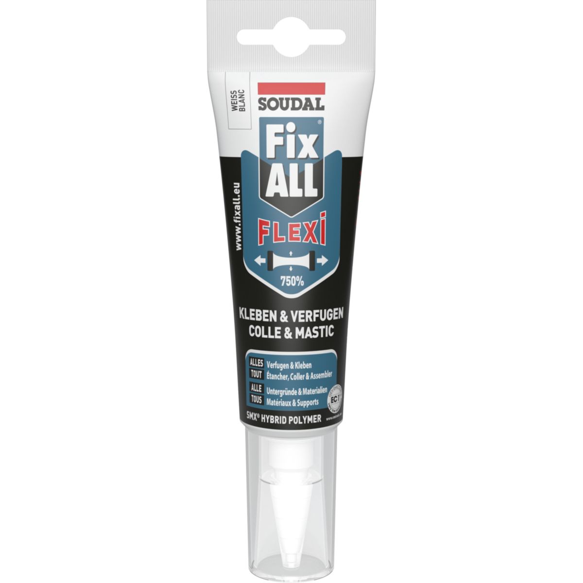 Soudal Montagekleber Fix ALL Flexi Kleben und Verfugen weiß Bild 1