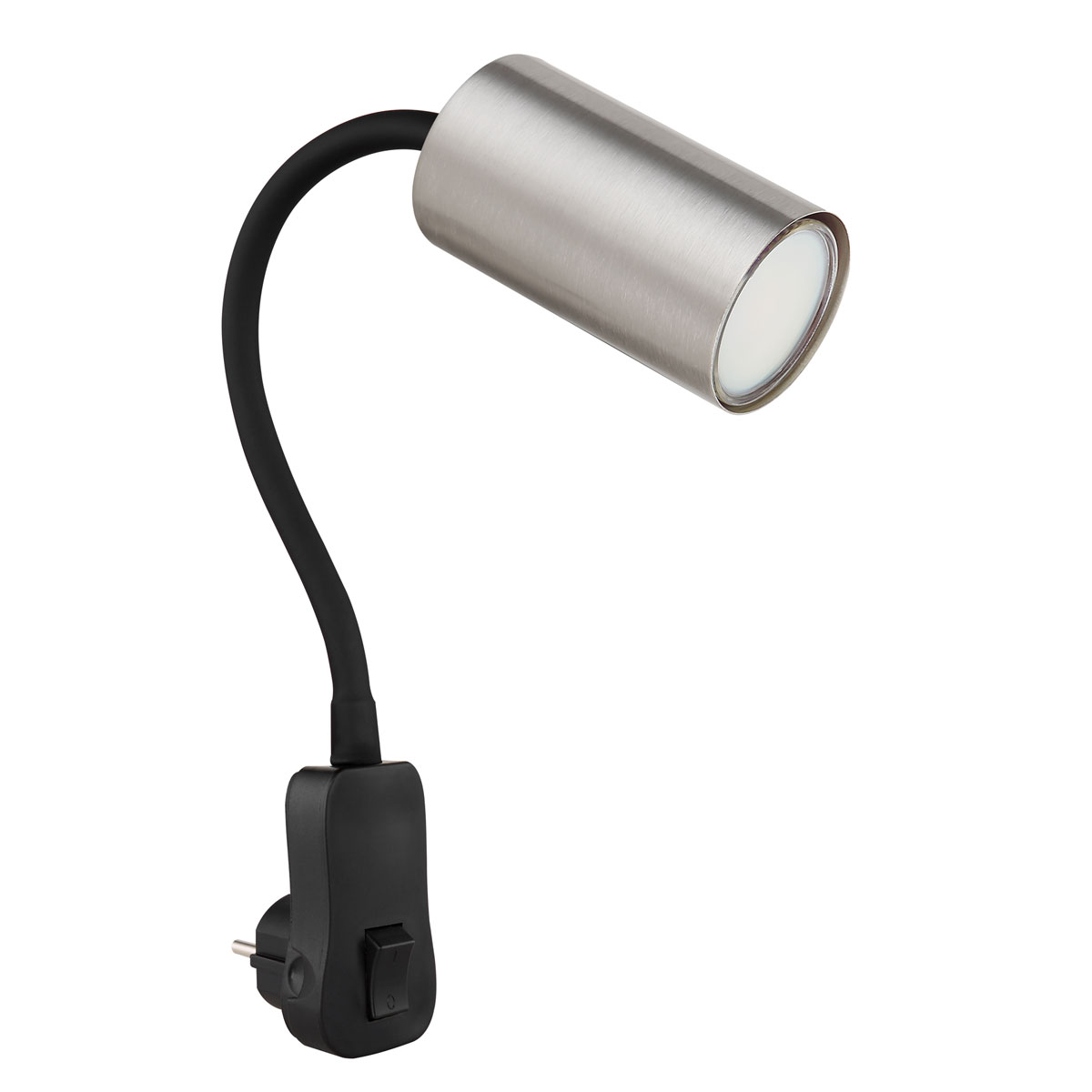 Globo Lighting Wandleuchte Robby schwarz, nickel