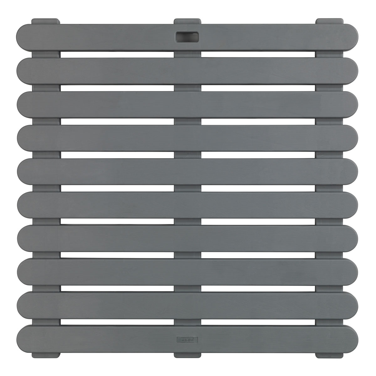 Wenko  Duschmatte Indoor und Outdoor Grau 55 x 55 cm