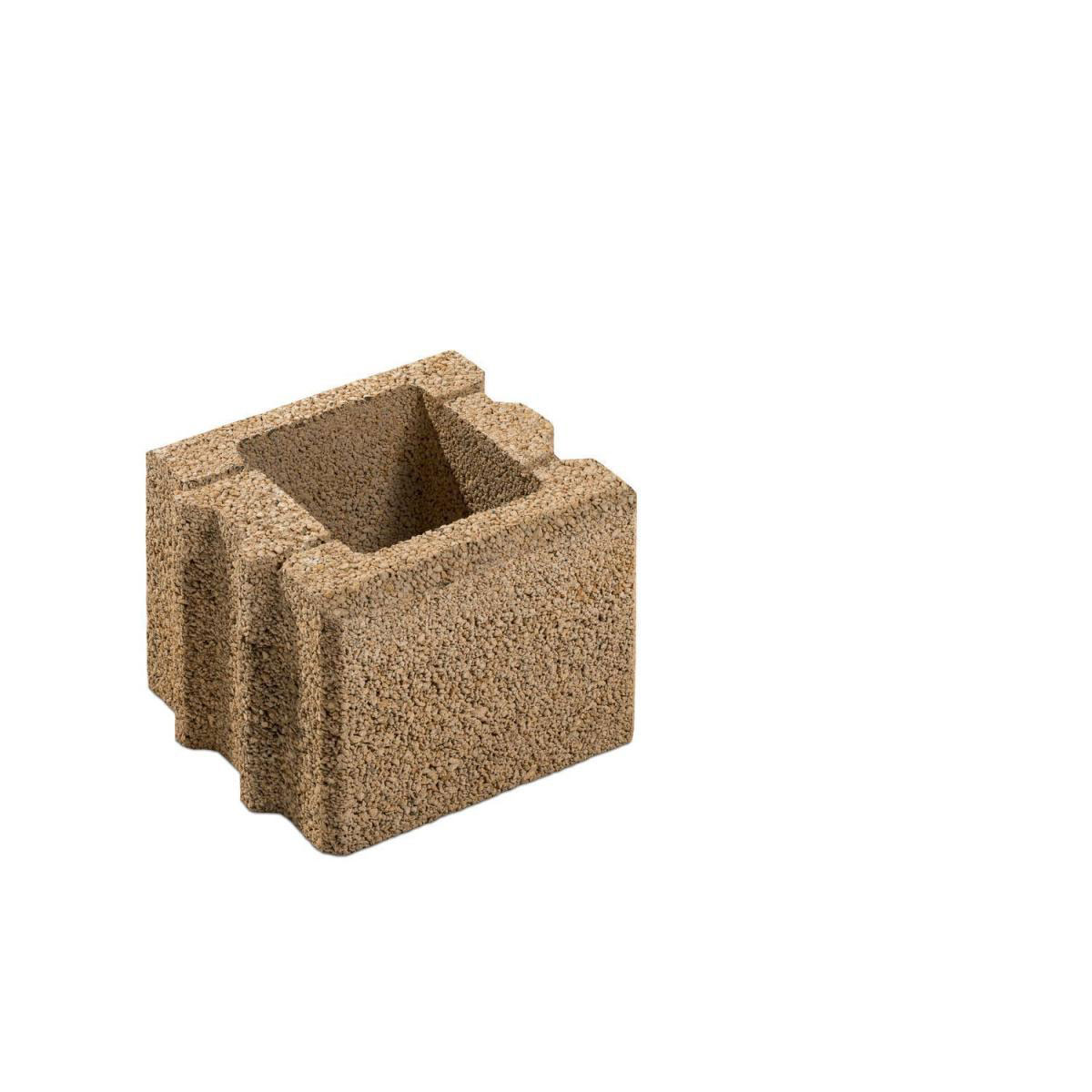 Diephaus Gartenmauersteine 25 x 25 x 20 cm Sandstein-Halbst.
