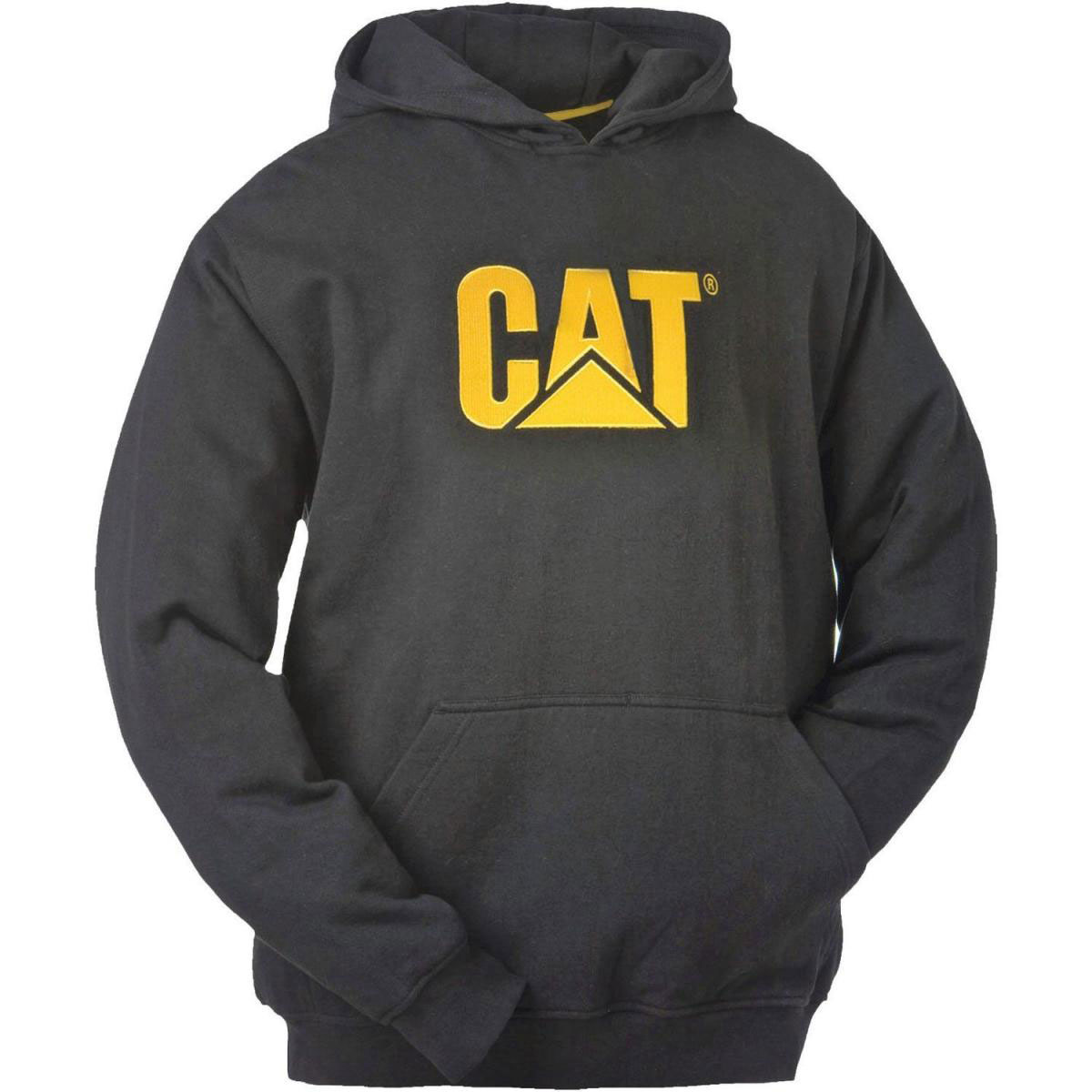 CAT  Kapuzenpullover schwarz Größe XL