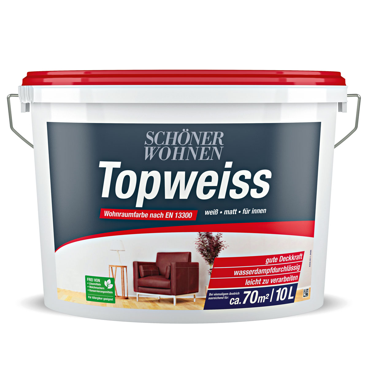 Schöner Wohnen Farbe Topweiß 10 L