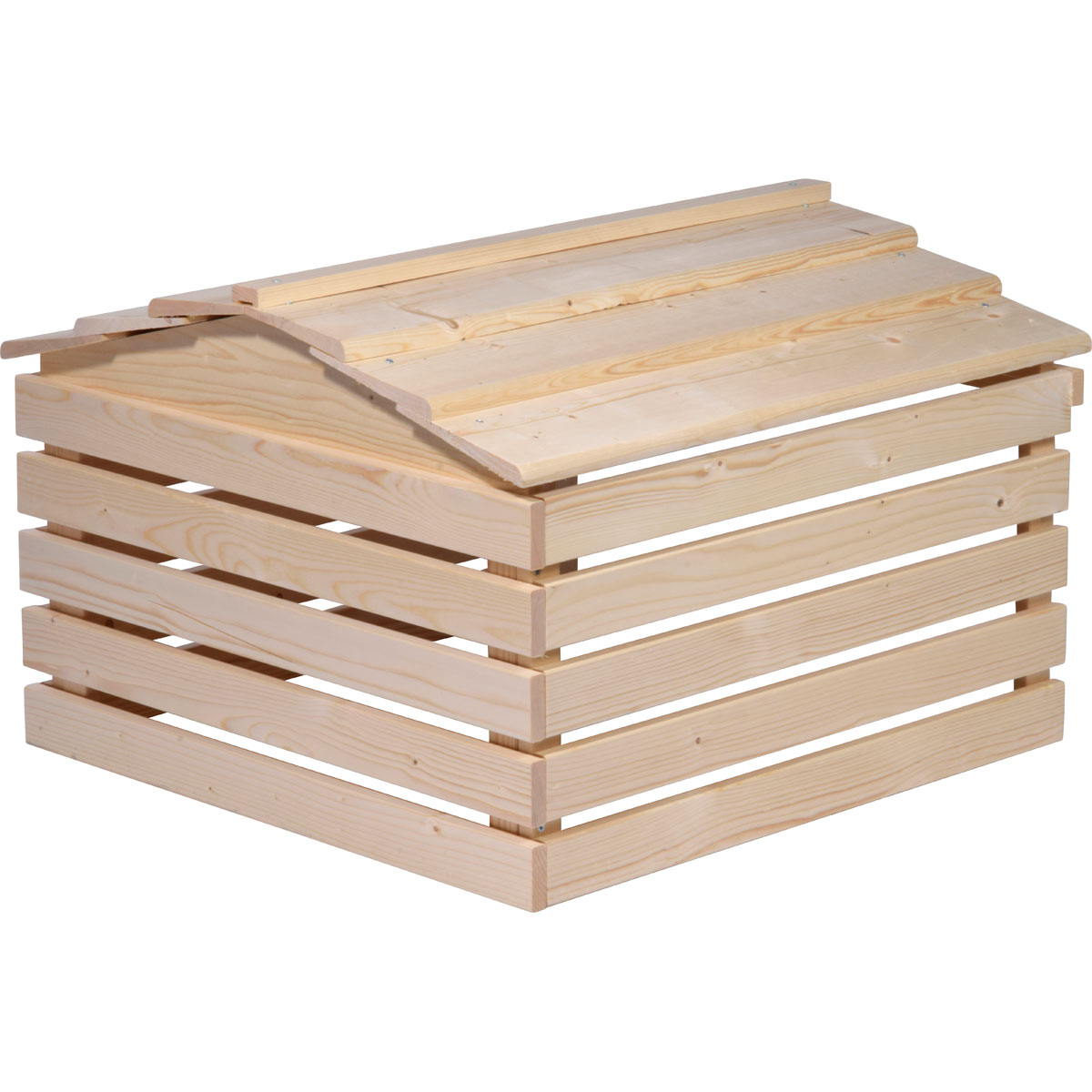 dobar Mährobotergarage 78,5 x 74 x 52,5 cm natur Bild 4