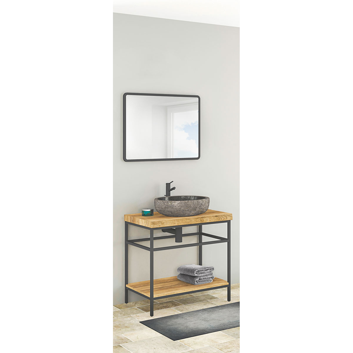 Waschplatz-Set Tree 80 cm