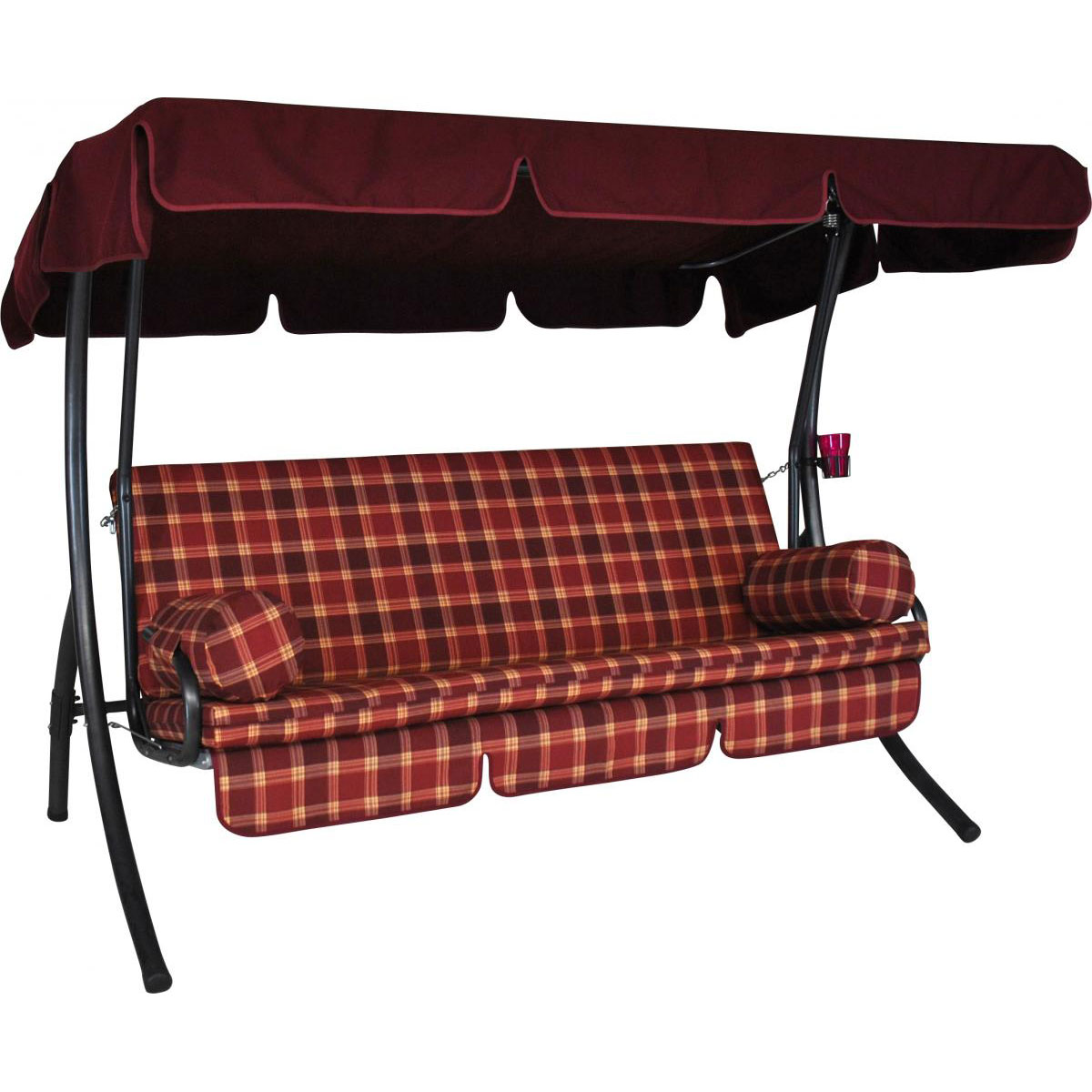 Angerer Freizeitmöbel GmbH Hollywoodschaukel „Trend Rio“, bordeaux