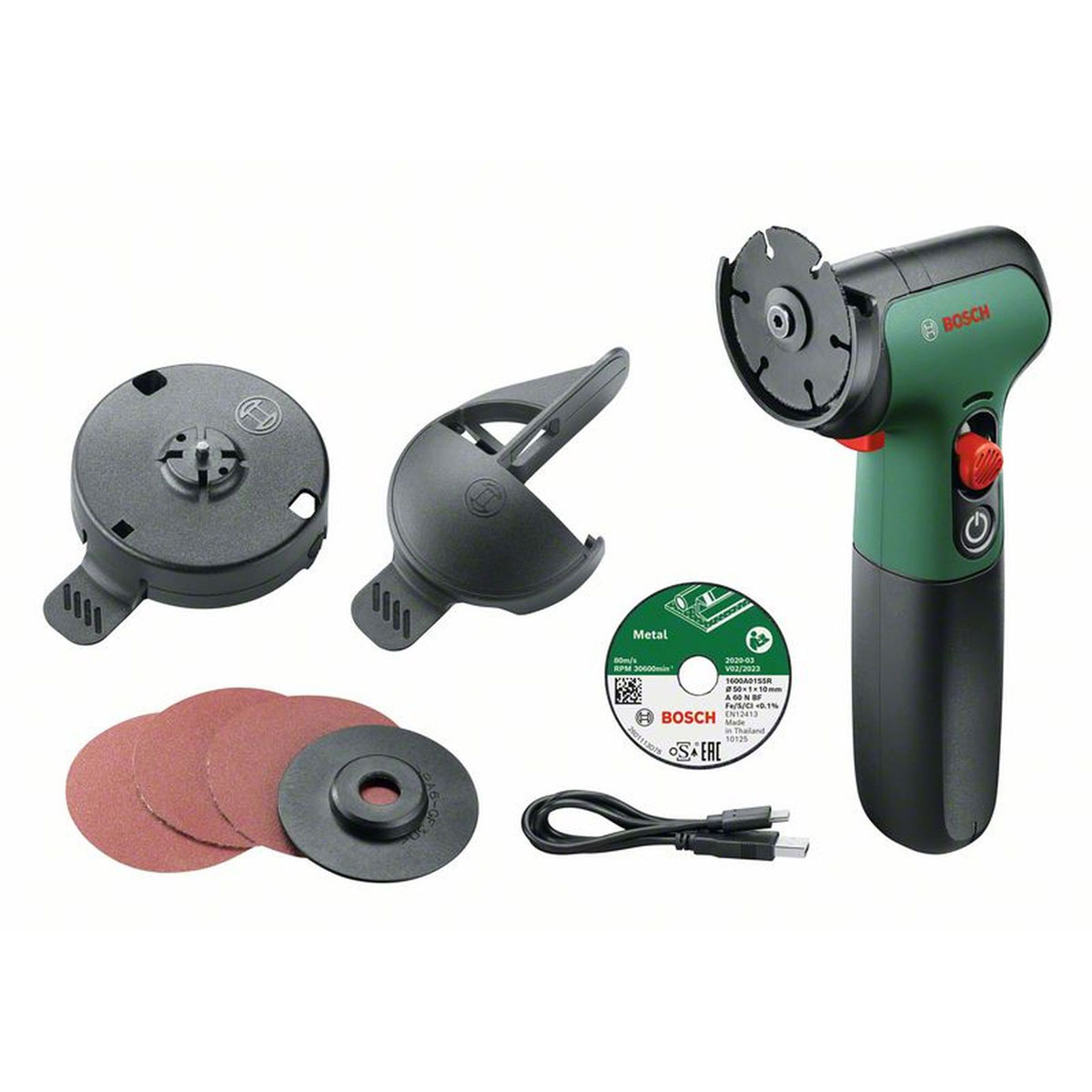 Bosch   Akku-Winkelschleifer-Set EasyCut und Grind10-teilig